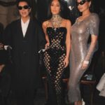 Kris Jenner Instagram – Paris nights 🇫🇷 @maisonmargiela with @kimkardashian @kyliejenner #Margiela @jgalliano #ParisFashionWeek