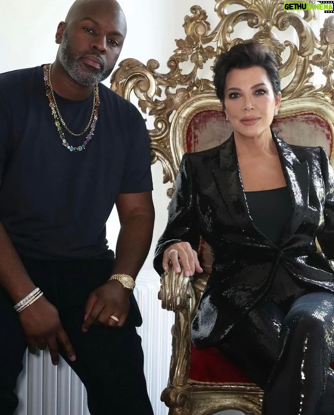 Kris Jenner Instagram - My Valentine!!!!! I love you @coreygamble ❤️💋❤️💋
