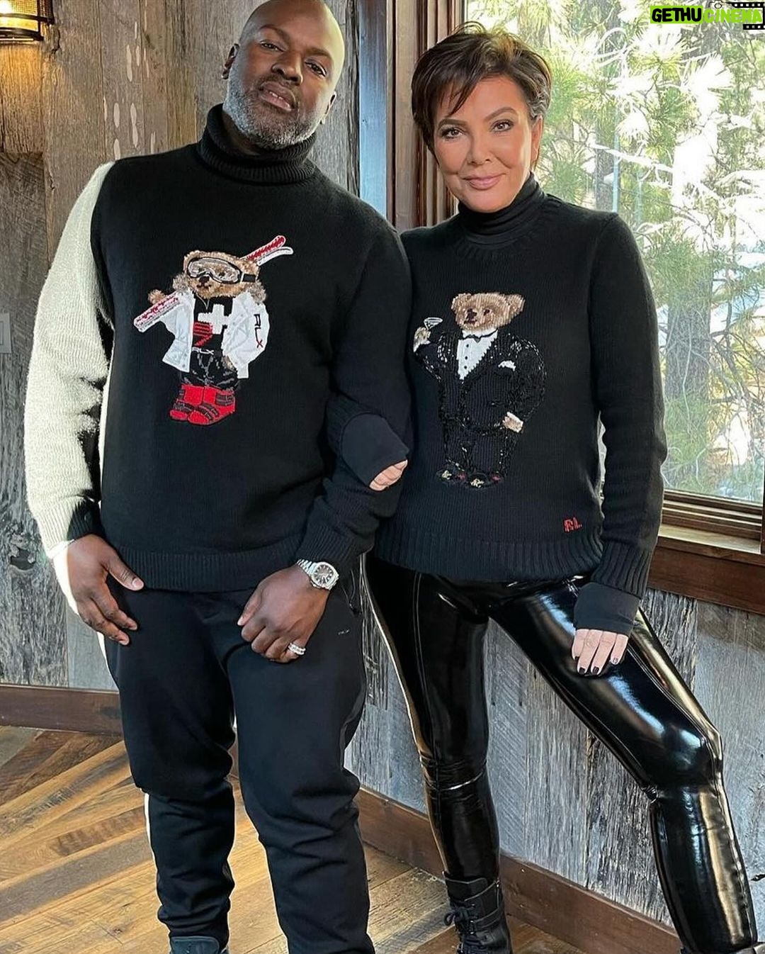 Kris Jenner Instagram - My Valentine!!!!! I love you @coreygamble ❤️💋❤️💋