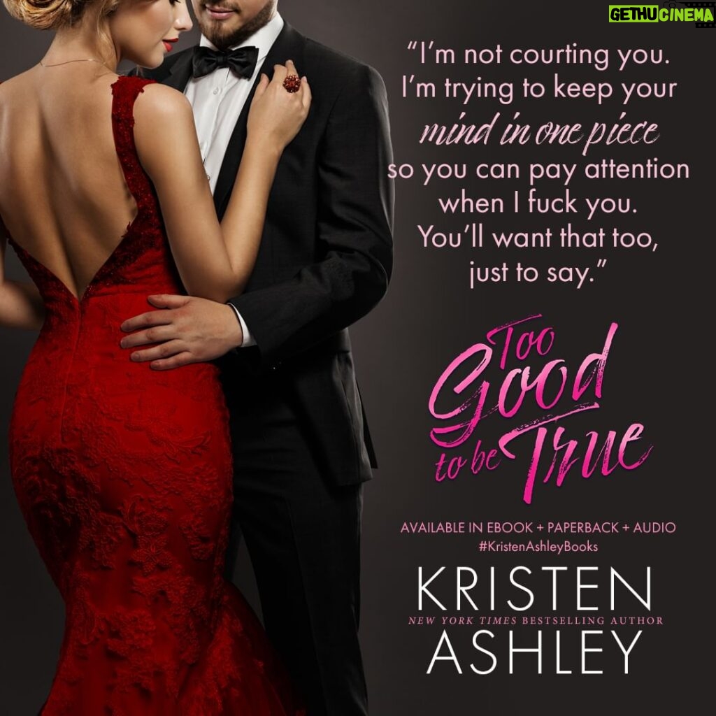 Kristen Ashley Instagram - Chicklets! The teaser chapters for TOO GOOD TO BE TRUE are up now! If you wanna read, go to my bio for the TG2BT link, hit the my website and click on button for "Bonus Material." TOO GOOD TO BE TRUE releases everywhere, on all platforms, in all formats on October 31st! Will you figure out whodunit? Pre-Order your copy today! Rock On! #kristenashley #KristenAshleyBooks #MurderMysteryRomance