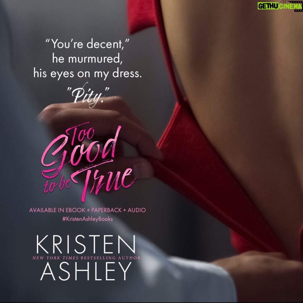 Kristen Ashley Instagram - Oh Ian... TOO GOOD TO BE TRUE releases October 31st - that's Halloween, for those that love candy! Pre-Order your copy today (link in bio)! [Donna] Rock On! #kristenashley #KristenAshleyBooks #MurderMysteryRomance