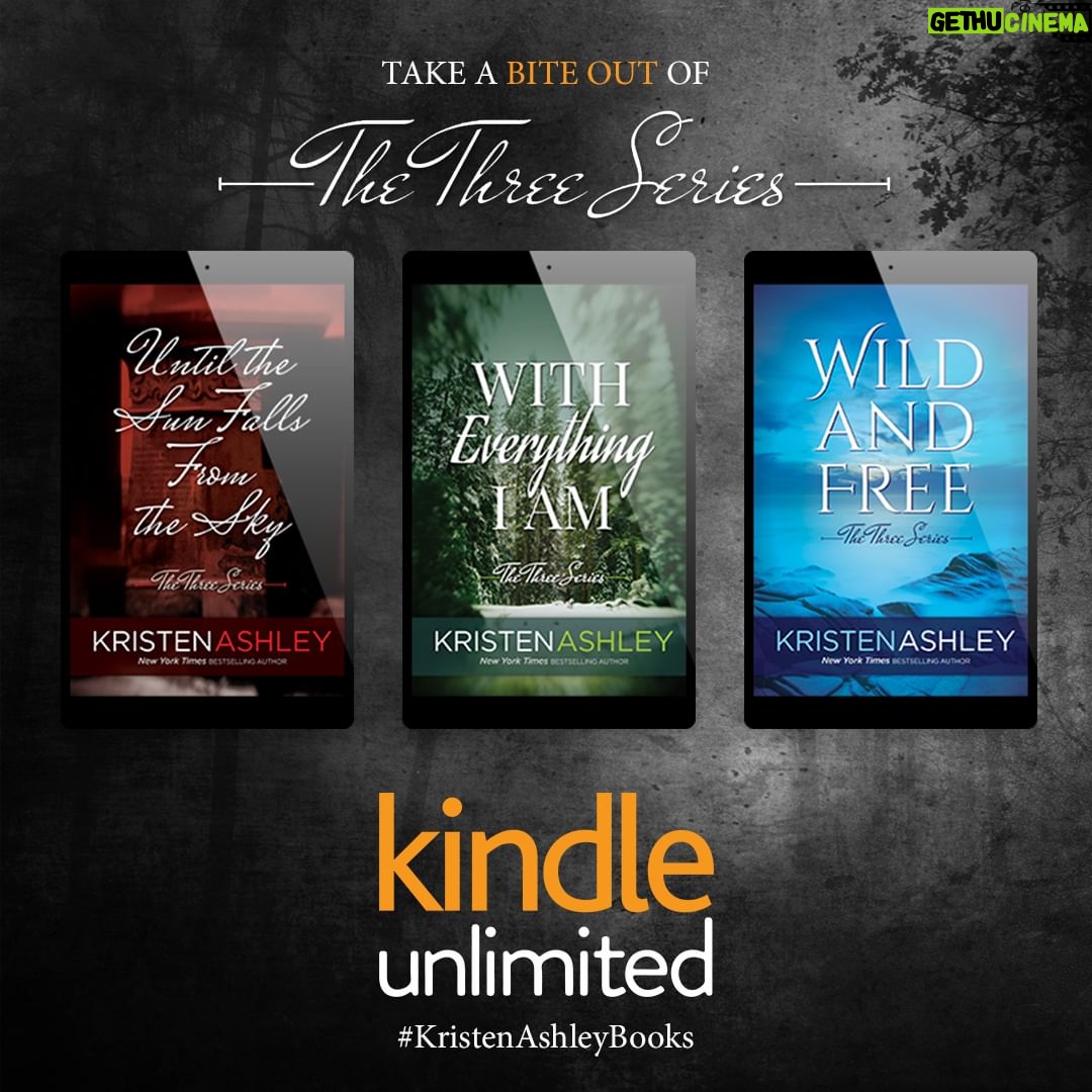 Kristen Ashley Instagram - More Mayhem in 2023...I put several series on Kindle Unlimited for the first time!!! Both The Three and Ghosts and Reincarnation series are still on KU. And I'm considering adding a different series in the New Year! So watch for that announcement...I'll shout it far and wide. You can read about Ghosts and Reincarnation series here: https://www.kristenashley.net/series/ghosts-and-reincarnation/ And The Three series here: https://www.kristenashley.net/series/the-three-series/ If you do KU, check them out and hope you enjoy! Rock On!