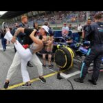 Kristen Bell Instagram - PDA on the grid gets the drivers revved up 🏁 📸@richardpardon