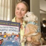 Kristen Bell Instagram - My new book from @randomhousekids THE WORLD NEEDS MORE PURPLE SCHOOLS, will encourage kids everywhere to be curious, share, work hard, and laugh often—in the classroom! Hitting stores and shelves Tuesday, June 21. Pre-order your copy now at the link in my bio. 💜