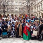 Kristen Bell Instagram - “Women are working across the globe to respond to crises and build a more peaceful future for all,” explains @kristenanniebell. The actor and activist is pictured here in Vienna, #Austria, with partners of the #UnitedNations Women’s Peace & Humanitarian Fund (@wphfund). “It is local women activists who are the engines of progress and peace in their communities, and they deserve more support. We must invest in women to invest in peace.” The @wphfund Global Advocate recently joined our SDG Circle of Supporters to help accelerate progress towards achieving the #GlobalGoals, our blueprint for a better, more just and sustainable world for all. From raising awareness about inequalities to speaking up for women’s rights or volunteering in our communities, all of us can #ActNow to help build a better future for everyone, everywhere. 📸: WPHF/ Emilie Foudelman (2020) #InvestInWomen Vienna, Austria