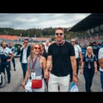 Kristen Bell Instagram - PDA on the grid gets the drivers revved up 🏁 📸@richardpardon