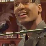 Kristen Bell Instagram - What a treat it was to see @jonbatiste perform. ( I was so excited I forgot to wear pants.) His musical presence isn’t like anything I’ve seen before. He is unguarded and playful, and he bridges the feelings from his heart to yours with a magical rainbow of sounds. He is all at once: in his own world, and yet intimately present alongside you while you listen. His authenticity is impossible ignore. He is truly enchanting.