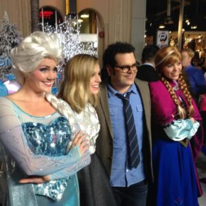 Kristen Bell Instagram - 10 yrs ago tonight, the #frozen premier. A night that changed my life and solidified a forever family I adore. Ignore that I couldn’t locate any pics of me and my impenetrably talented sister @idinamenzel - but pls enjoy the candids I’ve thrown in to make up for it :)
❄️❄️❄️