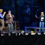 Kristen Bell Instagram - What a treaty-treat to be included in #guttenbergthemusical play! I have an endless amount of love for @joshgad and @andrewrannells (who by the way was one of my FIRST friends in NYC 25 years ago!!)