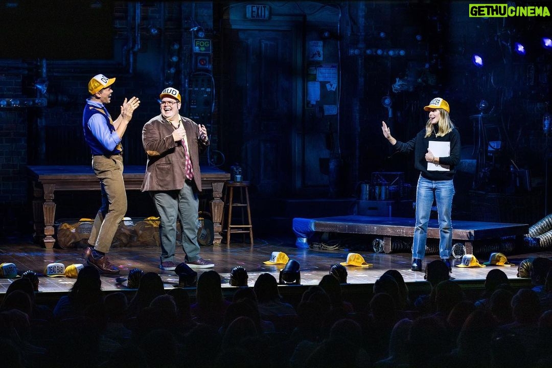 Kristen Bell Instagram - What a treaty-treat to be included in #guttenbergthemusical play! I have an endless amount of love for @joshgad and @andrewrannells (who by the way was one of my FIRST friends in NYC 25 years ago!!)