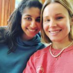 Kristen Bell Instagram - Happy birthday to the miniatures of mice!!! To my favorite escape room partner! To my wine, pizza and cookie loving besty! You are a spunky shining light to everyone around you and we love u more than you will ever know xoxoxox @mlpadman 💗