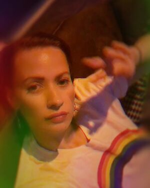 Kristen Gutoskie Instagram - Happy Priiiide #proud #queer #love #happypride🌈 ✌🏼❤️ 🌈