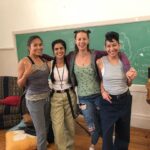 Kristen Gutoskie Instagram - Some BTS from #AllTheWorldIsSleeping, in theatres tonight and on demand! #linkinbio for listings near you on where to watch 🙏🏼💛 @rlacen @boldfutures @melissabarreram @pronouncedhorhay @alicialueras @carmawerx @jadesanchez.31 @doraleeurban