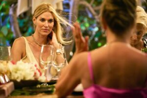 Kristen Taekman Instagram - And that’s a wrap!! So many… memories made! Definitely ones I will never forget. 😂😂 kidding I truly did have a great time!! 

But seriously thank you to Bravo and Peacock for having me back!! The response from all of you guys has been so amazing. So many people have reached out saying how happy they are to see me on their screens again 🤍 it’s WILD they were able to condense that trip down to just 6 episodes (it felt like I was there for a month) ..and to everyone asking NO I still do not have a FULL toenail. 

#realhousewives #finale #legacy #bravo #peacock #realitytv #stbarths #rhugt #rhony #destination #vacation #girlstrip #hollywood #gossip #drama