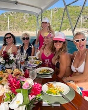 Kristen Taekman Instagram - Can’t believe there are only 2 episodes of #RHUGT left😭😭 My return was short and sweet… for now ;) 

Swipe to the end to see Sonja finally getting her “contusions” checked out 😂😂 #iykyk 

#bravo #rhony #legacy #rhugtlegacy #peacock #realhousewives #realitytv #stbarts #pinkfriday #girlsjustwannahavefun #friendship #girlstrip