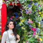 Krithi Shetty Instagram - The time you are taking right now to embrace your slow and steady growth matters more than you know…..remember….flowers don’t bloom in a day 🌸❤️ #london #flowers #blooming #loveyourself #butterfly #dayout