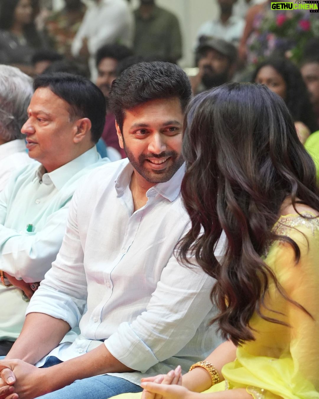 Krithi Shetty Instagram - The magic of new beginnings🥰#genie ✨ #happy #grateful #feelingpositive #excited @jayamravi_official @arrahman @velsfilmintl #arjunanjr @kalyanipriyadarshan @wamiqagabbi @dr.isharik.ganesh @pradeeperagav @artdirector_umesh @toraniofficial @karnikajewelshyd @amrapalijewels