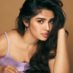 Krithi Shetty Instagram - 6M #instafamily #gratitude #love #happy ☺️💜 • • Photographer @ishan.n.giri Retoucher @louis_prashanth Makeup @kalwon_beauty Hair @krishnakami Styled by @neethikshetty 🥰