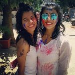 Kruthika Jayakumar Instagram - Rang Barse-ing with the best🌈 #toagooddday