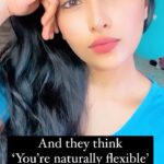 Kruthika Jayakumar Instagram - Not so typical #worldyogaday reminder - no one turns flexible overnight friends 😌❤️ it’s a long journey with a lotta bumps, literally. Take it one day at a time🌼 Now, go practice. . . . . . . . . . . #inflexibleyogis #yogajourney #internationalyogaday #yogaday2021 #alomoves #yogaforeverybody #yogaflow #yogalife #truthbomb #flexibility #fitfam