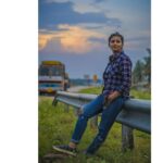 Kruthika Jayakumar Instagram - Chasing sunsets🌼 PC: @abhishekkapil . . . . . . . . #portraitphotography #highway #sunset #dusk #roadtrips #roadtripping #keepingitreal #kavacha #sandalwood #tollywood #latergram #offroad #wanderlust #traveldiaries #travelgram #warm #keepingitcasual #nofilter #nomakeup #tired #inmyelement Karnataka