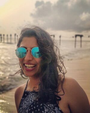 Kruthika Jayakumar Instagram - Sand in my toes 
Salty wind in my hair 
The waves wash away 
All that is heavy .
Smile beautiful soul 
Be at peace .
♥️
.
.
.
.
.
.
.
#beachbum #mararibeach #alleppey #traveller #travelgram #candid #lol #actor #dancer #yogi #beachlover #poetry #rookiewriter #badpoetry #wordporn #igsg #picoftheday #ootd #latergram #instaclick #Kavacha #kerala #beauty #travelig #happyfaces #portrait #shotononeplus #vacationmode