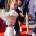 Kseniya Borodina Instagram - Сегодня очень важный день для всех родителей нашей страны, но отдельно хочу сказать, что для меня этот день особенный, потому вто моя младшая доченькам, моя любовь пошла в 1 класс. Пусть школа станет для тебя местом, где ты сможешь не только узнать много нового, но и найти подруг, которые будут с тобой всю жизнь. Удачи тебе, легкости и достижений! Мару, я всегда тобой горжусь. Хороших тебе оценок, добрых учителей, успехов в школе и внеклассной деятельности! Всех вас любим и обнимаем❤️ foto by @sinabonka Style by @aleko_n Гимназия имени Е. М. Примакова
