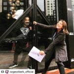 Kubilay Penbeklioğlu Instagram - 🎭🎭Son provalar...#teatro #theaterlife with @ozgeozberk_official #sahnemaslak #açıkaile #opencouple #coppiaaperta #dariofo #francarame Mashattan