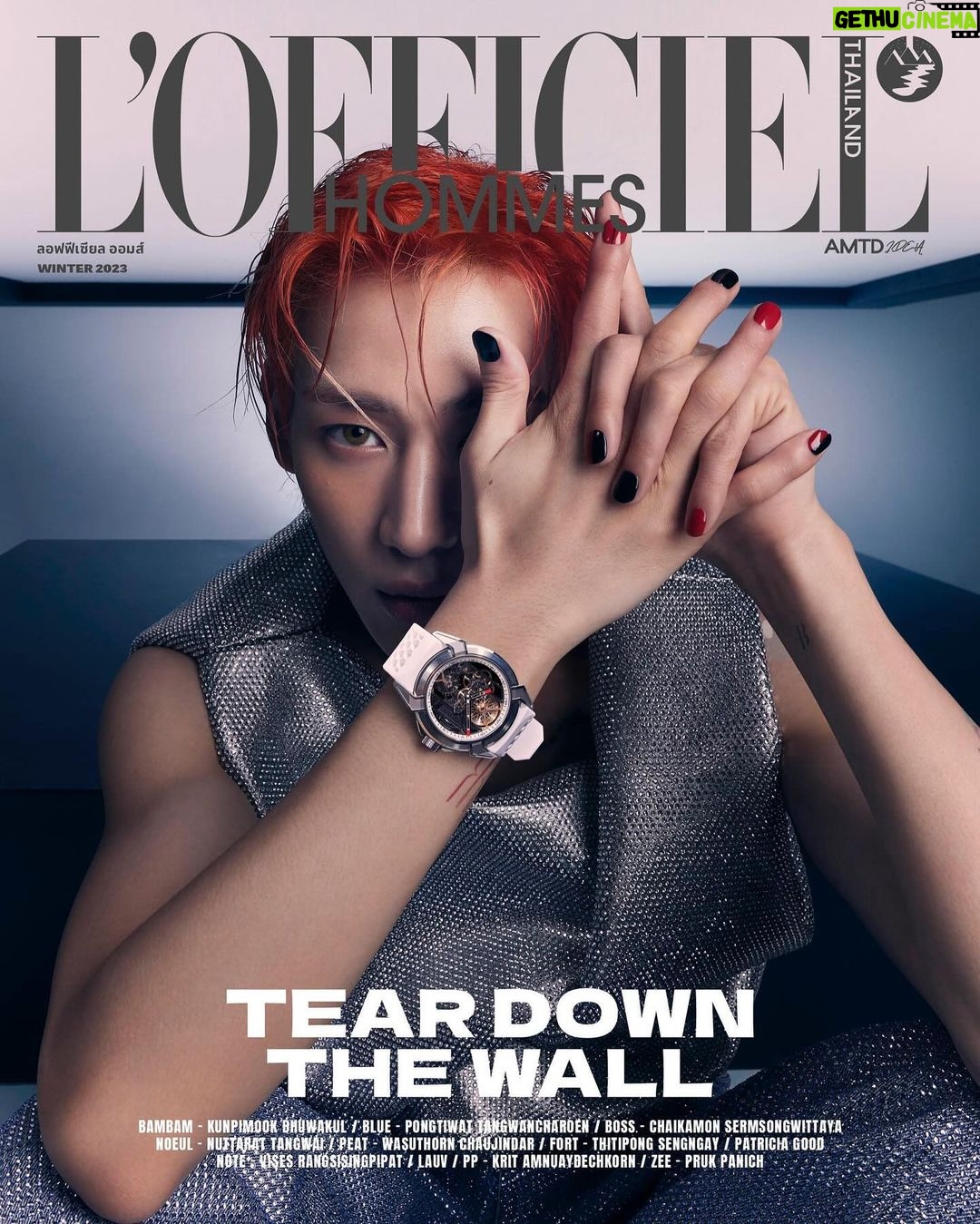 Kunpimook Bhuwakul Instagram - #LOfficielHommesWinterIssuexBamBam @jacobandco @hommesthailand