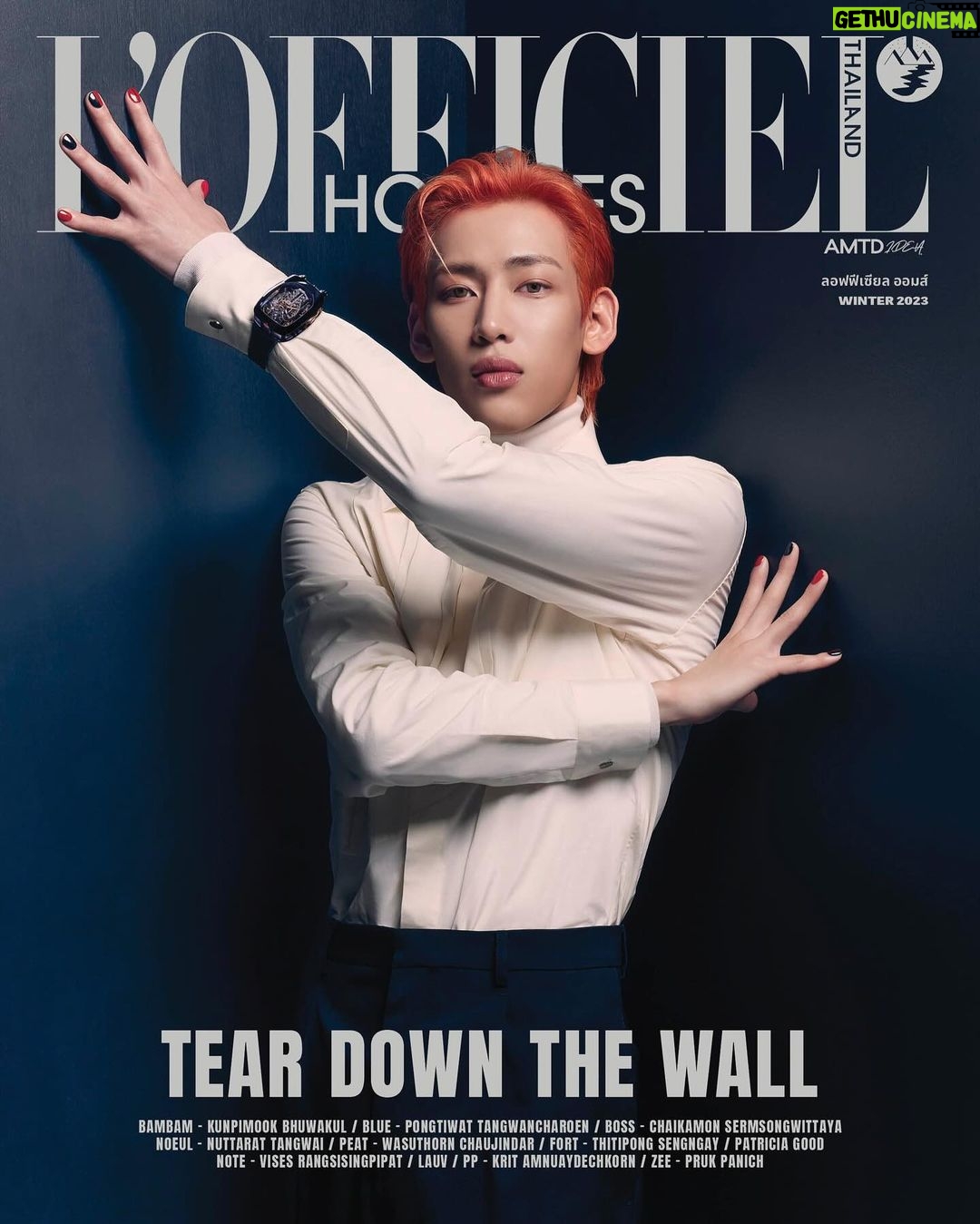 Kunpimook Bhuwakul Instagram - #LOfficielHommesWinterIssuexBamBam @jacobandco @hommesthailand