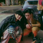 Kurt Chou Instagram - 同一個夜晚，我跟子鑑路邊冷到取暖🥹🥹