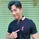 Kurt Chou Instagram - 我是周孝安 邀請你十月份一起響應粉紅絲帶乳癌防治宣導活動! 讓我們別上粉紅絲帶、帶上口罩，換上濾鏡，ㄧ起來場熱血公益籃球賽！ 終結乳癌沒有人能置身事外! It is #TimeToEndBreastCancer ＃團結你我終結乳癌＃粉紅絲帶 #雅詩蘭黛集團粉紅絲帶 #PinkRibbon @elctw_bcc