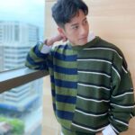 Kurt Chou Instagram - 秋意濃了，造型也該嘗試不同風格，謝謝Nihow，這次讓我有別於過去都是西裝類的出席，舒服又亮眼！ @nihow_official @ajo_ajobyajo_official