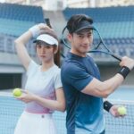Kurt Chou Instagram - 一個網球的愛情故事 就是我們在對打的時候 我在即將要發出的球上寫了「I love U」 謝謝 @kswiss_taiwan
