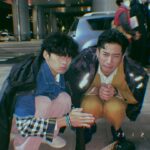 Kurt Chou Instagram - 同一個夜晚，我跟子鑑路邊冷到取暖🥹🥹