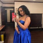 Kyla Pratt Instagram - Day 1 💙 Children and Family Emmy Awards 💙 So much fun walking the purple carpet! And @theproudfamily being recognized! We are now officially an Emmy Winning Animated Series! Stylist @v.msmith Make up @ellyway Hair @a1hair_ Corset by @dhalterdesign Jumpsuit by @loringnewyork Earrings/Rings/Bracelets by @vendorafaofficial Necklace @alexisbittar