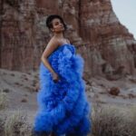 Kyla Pratt Instagram - 🦋 @my71mag Photographer @sheriangles Makeup @tanyatellomua Hair @jtouch Stylist @style_by_cora Video @annaleamende / @originfilmproductions Dress @aversano_designs Earrings @eastandeighties