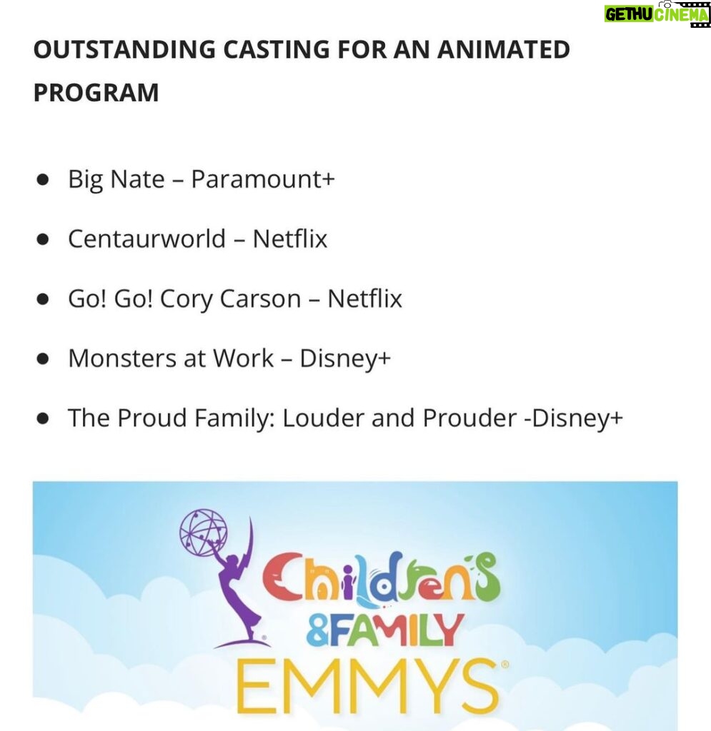 Kyla Pratt Instagram - 3 Emmy Nominations for The Proud Family: Louder and Prouder!!!! Congratulations Family!!! Repost @brucealmighteee ☺❤