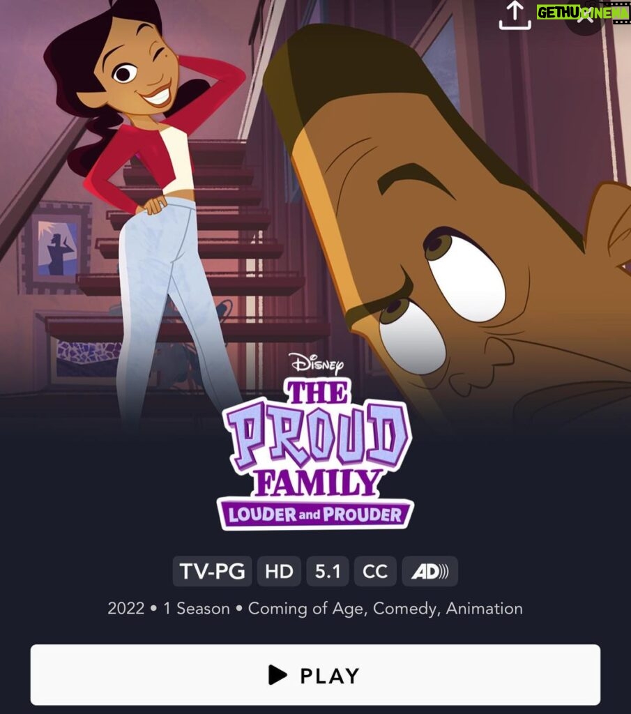 Kyla Pratt Instagram - The Proud Family #LouderandProuder is available now on @disneyplus !!!! What did u think the first two episodes? 😝