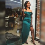 Kyla Pratt Instagram - 💚😜 Day 2 Dress : @albionvuofficial Bracelet & Earrings: @Alexisbittar Rings: @sterlingforever Shoes: @louboutinworld Stylist @v.msmith Make up @camillearianemakeup Hair @a1hair_ 📸: @ugottahave___whit #emmys #televisionacademy #theproudfamily #disneyplus