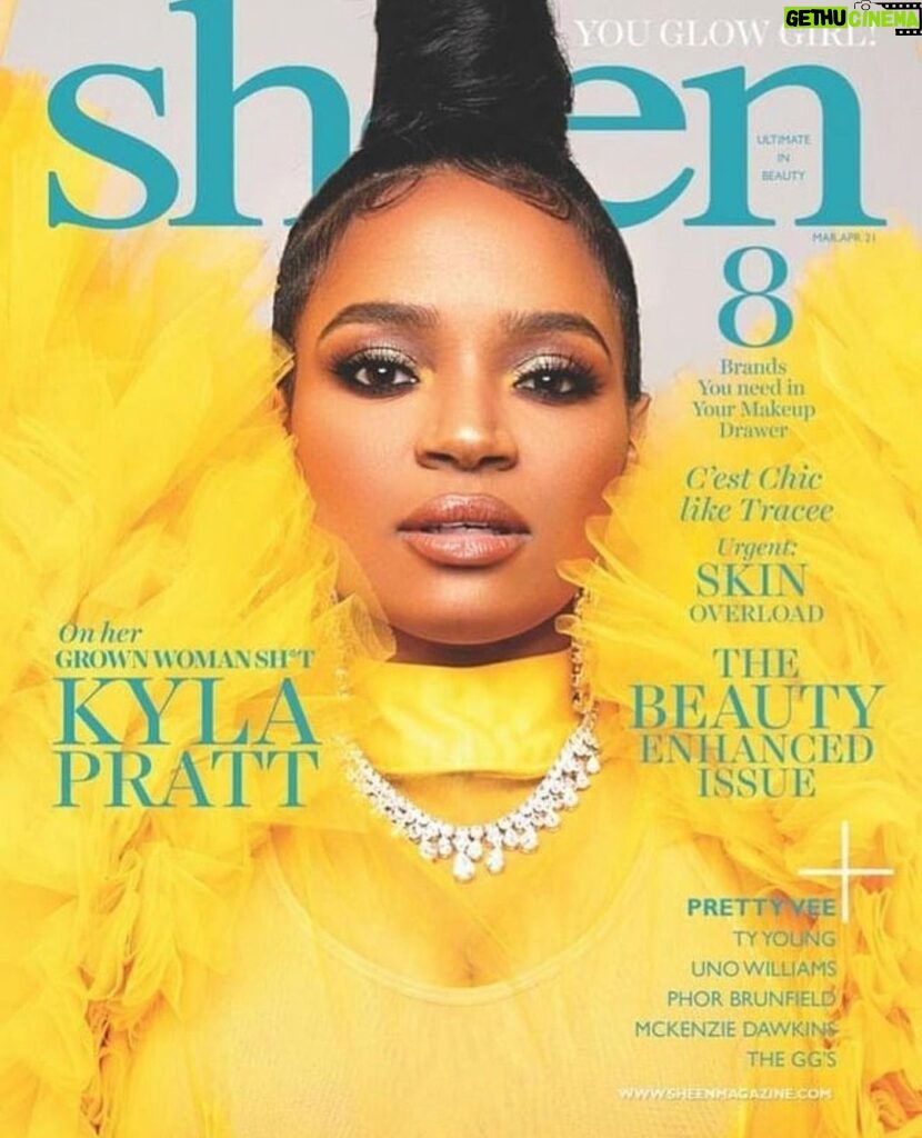 Kyla Pratt Instagram - March/April issue of @sheenmagazine 😻 Team Tagged 😍🤪🥰