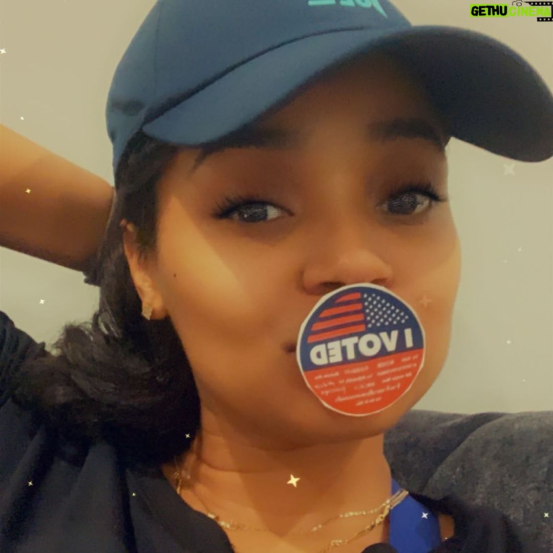 Kyla Pratt Instagram - #ivoted , you should too.