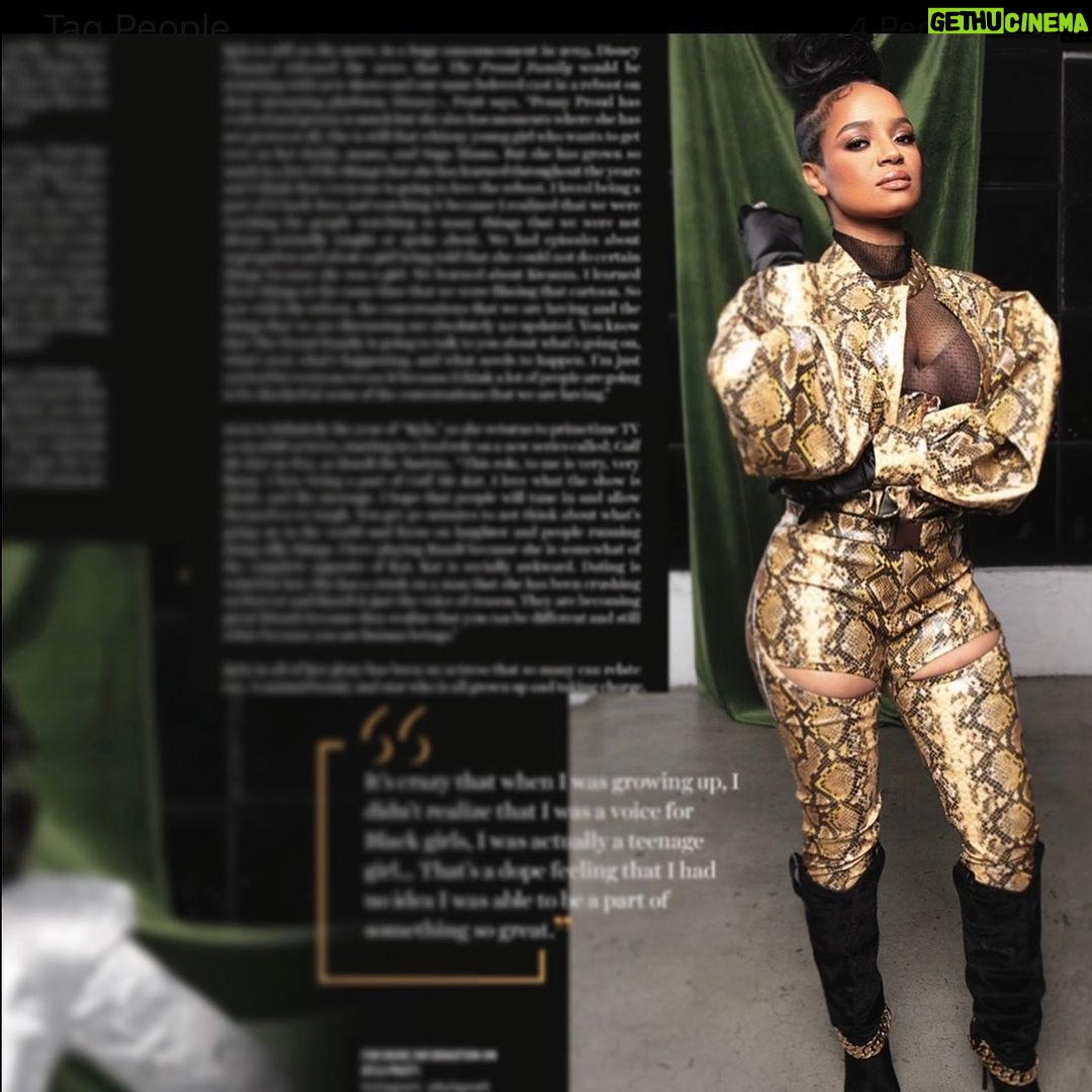Kyla Pratt Instagram - Go check out the March/April issue @sheenmagazine 🥰