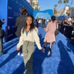 Kyla Pratt Instagram - #TheLittleMermaid World Premiere with my babies. The movie was everything we wished it would be. 🧜🏽‍♀️💙🌊🐠🦀🌅 #KirkpatrickCamp