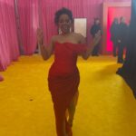 Kyla Pratt Instagram - Last Night was amazing ❤️ #NAACPAwards2023 Hair : @a1hair_ Make up : @ellyway Stylist : @v.msmith Tailoring : @jessa.jacara Dress :  Fatale Angie @fatale.byangie Earrings :Mara Paris @mara.Paris Bracelets and Rings: Le Vian @levian_jewelry Shoes: Vince Camuto @vincecamuto