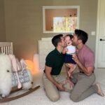 Kyle Dean Massey Instagram - When she learns to say, “Dada.” But before she can say, “Dad stoooooop!” 😍 @taylorfrey