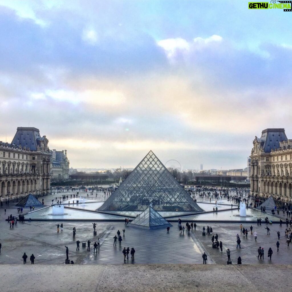 Kyle Dean Massey Instagram - Damp day in Paris. Musée du Louvre