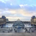 Kyle Dean Massey Instagram – Damp day in Paris. Musée du Louvre