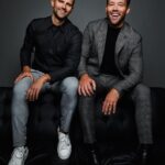 Kyle Dean Massey Instagram - How it’s going -> where we started. If this is what growing old(er) together is like, then I can’t wait for more. 10 years together and 5th wedding anniversary today. Love always to my huz @taylorfrey. Thanks for the photo @benji_riv