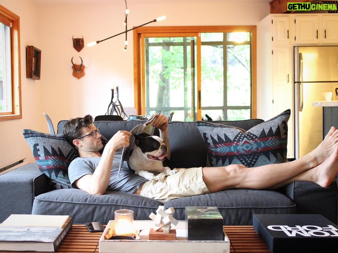 Kyle Dean Massey Instagram - Taking Puppy's spot. 📷@taylorfrey